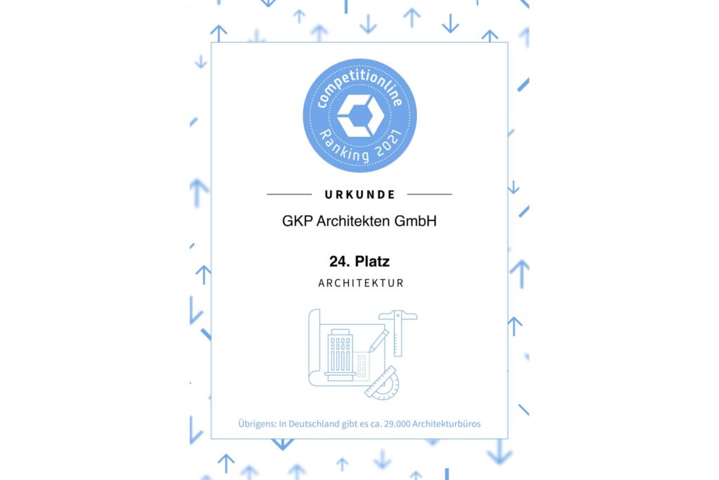 GKP Architekten GmbH, 24. Platz Architektur.