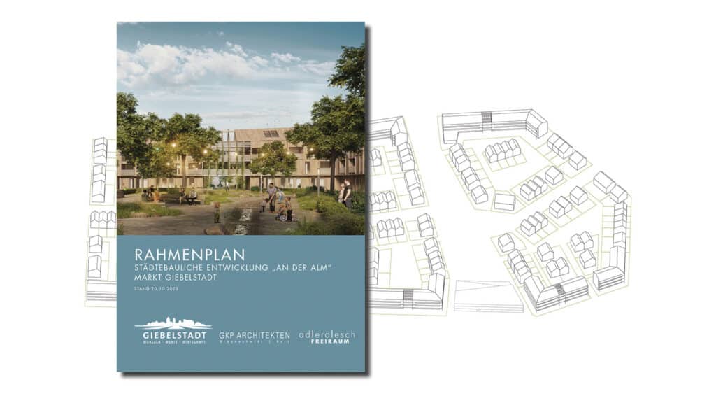 Rahmenplan für Giebelstadt, städtebauliche Entwicklungskarte